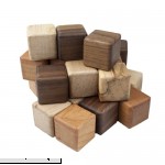 Camden Rose Tri-Color Wood Building Blocks 24 1.5 cubes  B00JWYZ9UQ